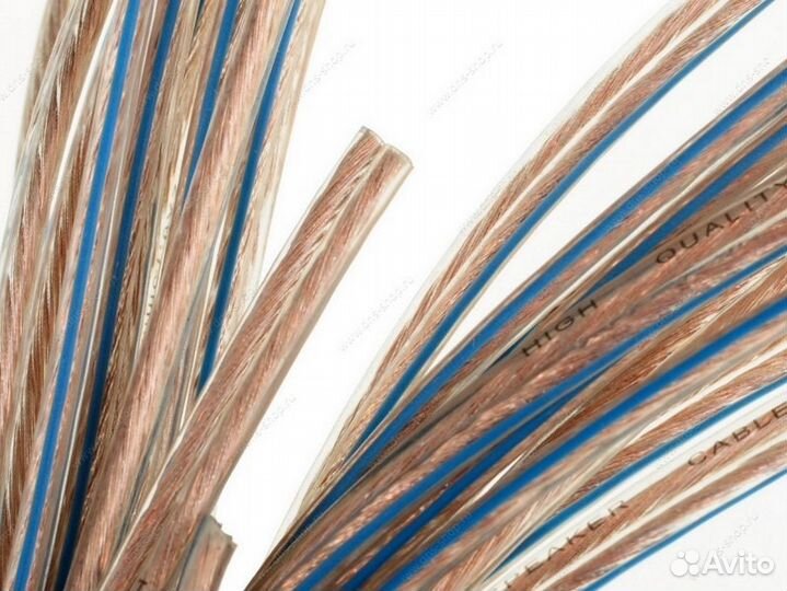 Кабель акустический Kicx SCC-1412 прозрачный 12м