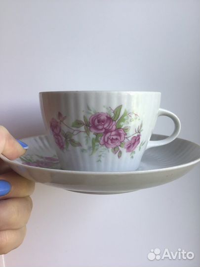 Чайная пара Дулево 1967 год