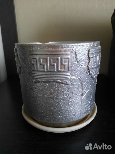 Горшок керамический, кашпо