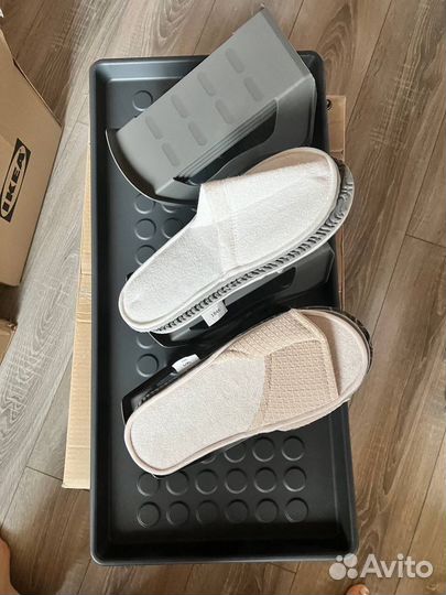 Коврик д/обуви, подставка полка икеа