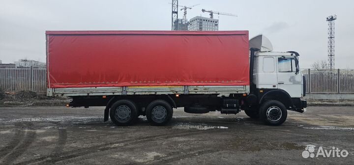 Тентованный грузовик 42 м³ МАЗ 6303, 2008