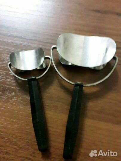 Ложки мельхиор и вилка