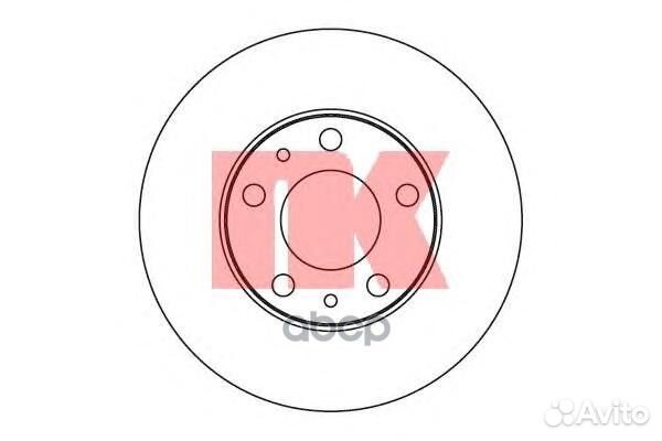 Диск тормозной 209945 209945 Nk