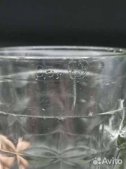 Кружка пивная Жамчик 0,5 л Саз Стекло СССР