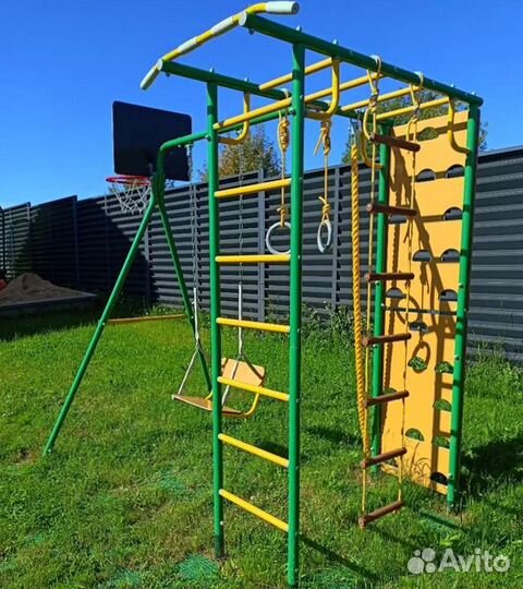 Уличный детский спортивный комплекс для дачи, сада