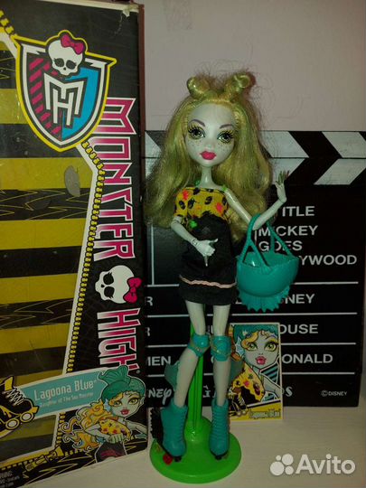 Кукла Монстер Хай laguna блю редкая ролековая