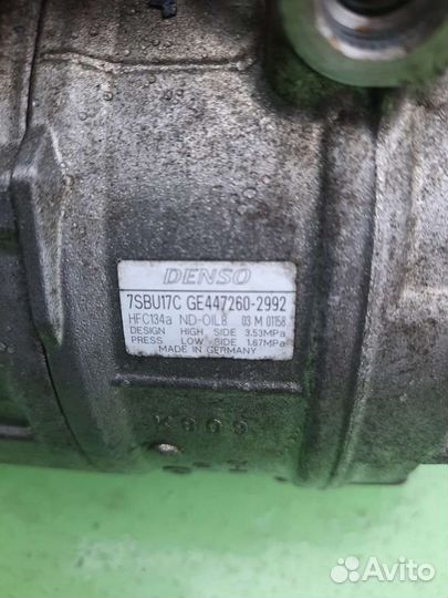 Компрессор кондиционера BMW N52 N N53 f10 f11 f18