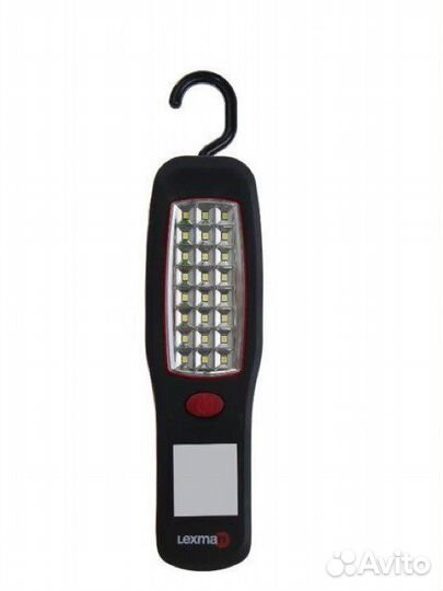 Фонарик черный на батарейках