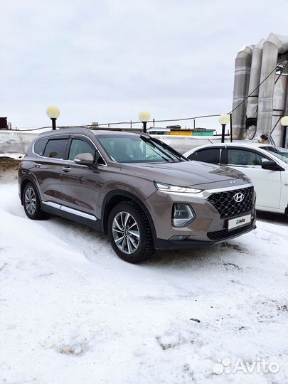 Hyundai Santa Fe 2.4 AT, 2018, 82 600 км