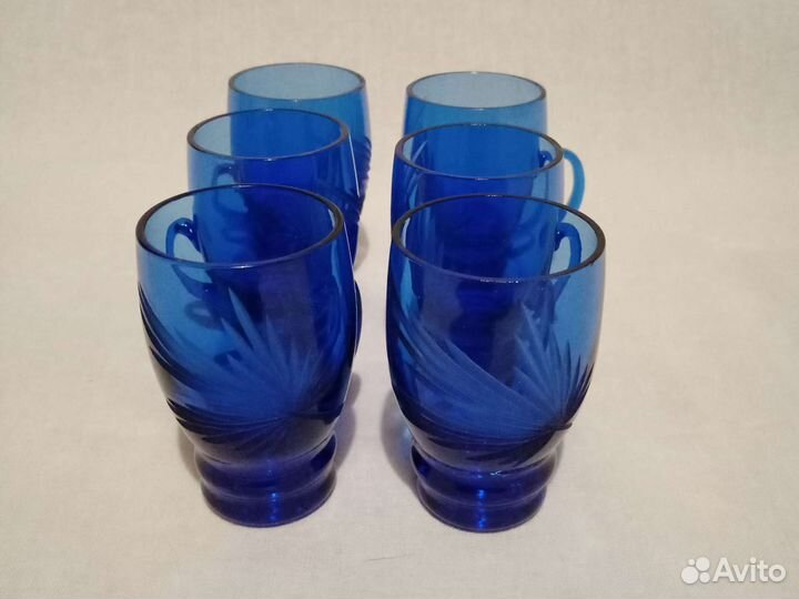 Фужер бокалы цветное стекло