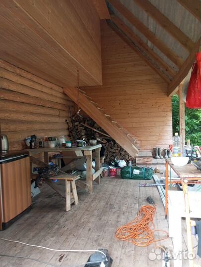 Баня сруб с надстройкой