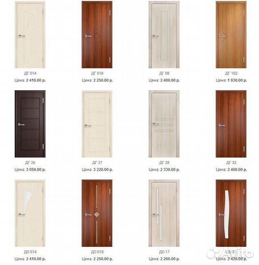 Двери межкомнатные ламинированные