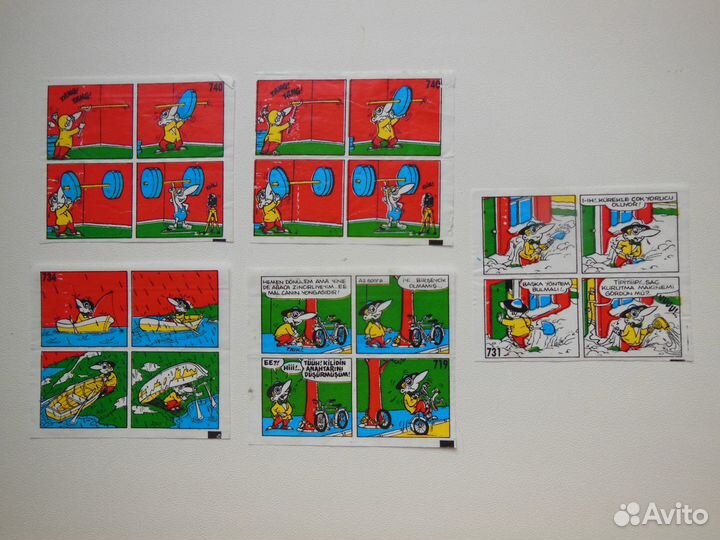 Редкие вкладыши от жевачек