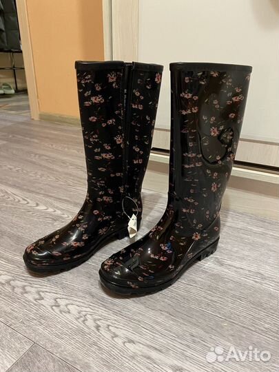 Резиновые сапоги женские новые