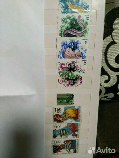 Марки (2) флора и фауна