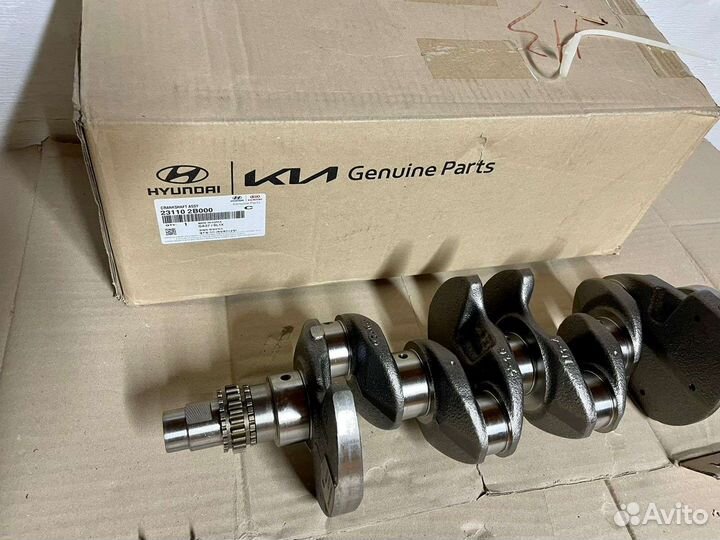 Коленвал 231102B000 для G4FC Kia-Hyundai оригинал