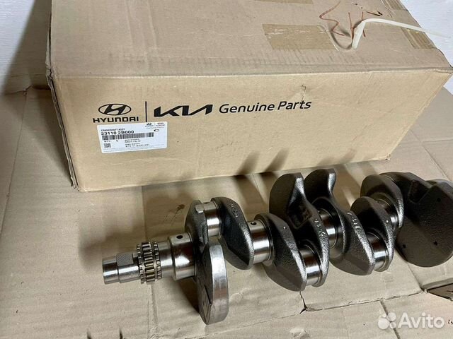 Коленвал 231102B000 для G4FC Kia-Hyundai оригинал