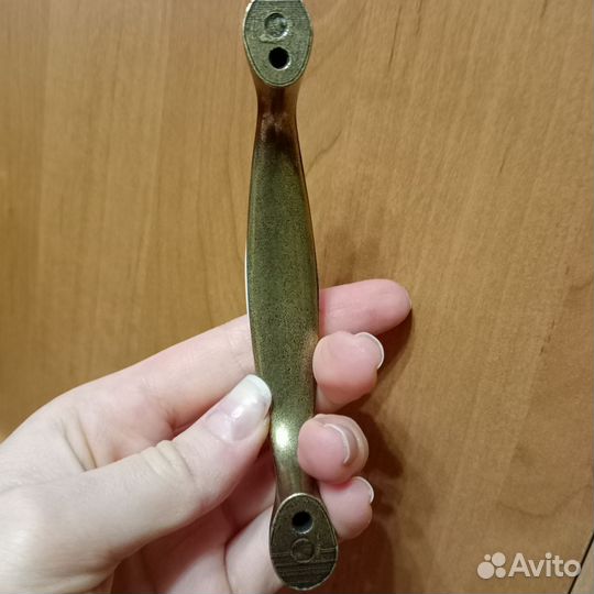 Ручки мебельные бронза керамика 96мм