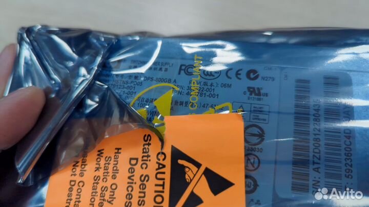 Блок питания для сервера HP 800w