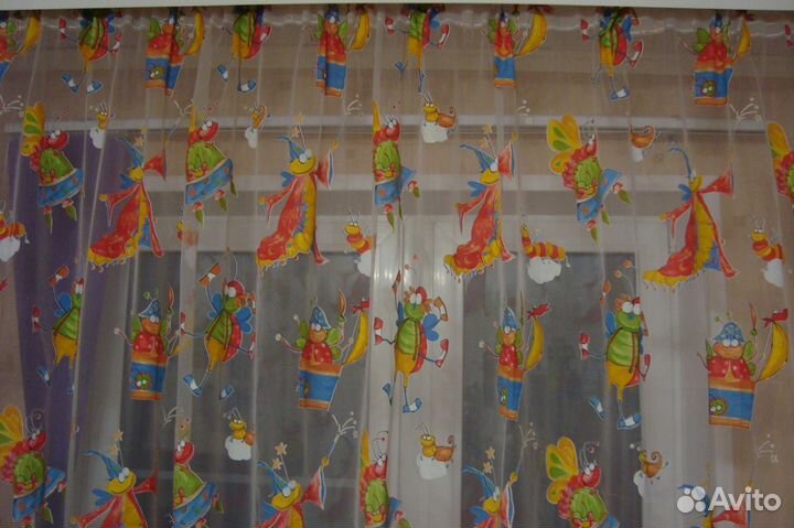 Тюль органза для детской комнаты