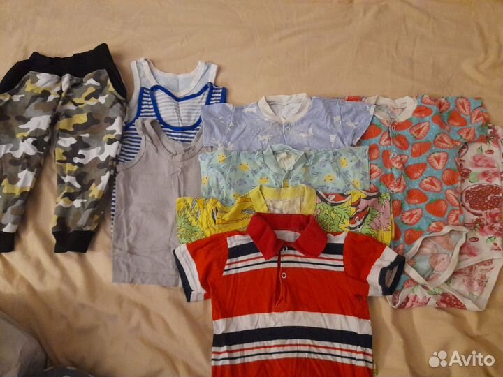 Детские вещи пакетом на мальчика с 6 месяцев до 12