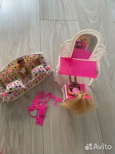 Кукла Барби с мебелью