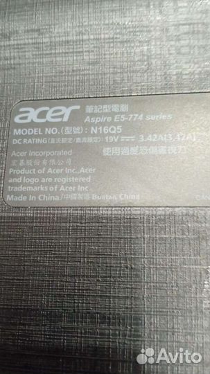 Acer E5-774g