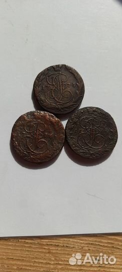 Медные царские пятаки