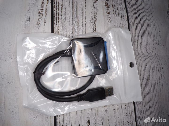 Переходник SATA к юсб поддерживает диски 2,5 и 3,5