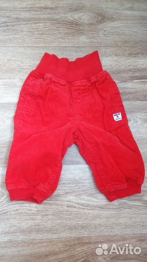 Вельветовые брюки Chicco для девочки 6 мес
