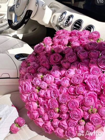 Престижный букет из цветов пионовидной розы