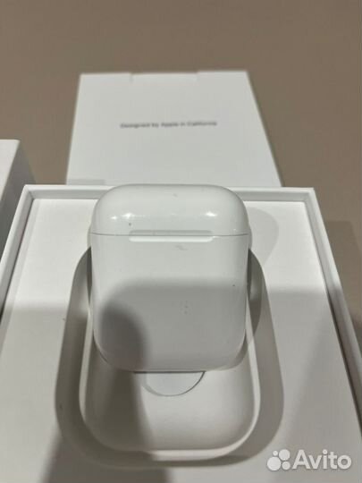 Наушники apple airpods 2 с кейсом и коробкой