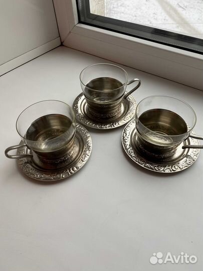 Комплект из мельхиора