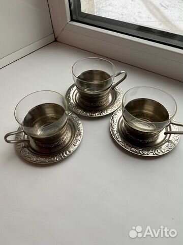 Комплект из мельхиора