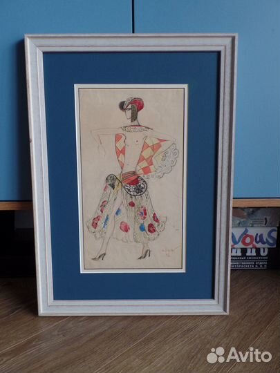 Музейный уровень Константин Бруни рисунок 1928 год