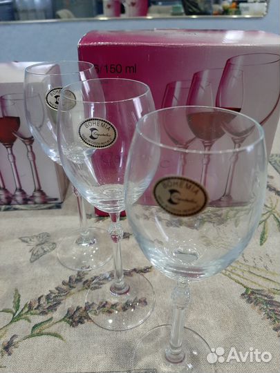 Фужеры богемия набор 6шт