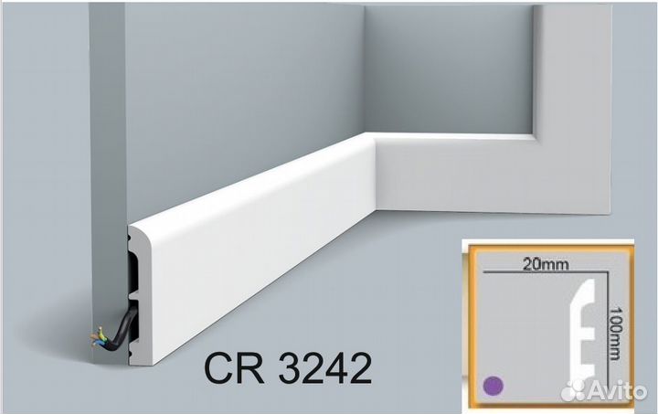 Обналичка для окон и дверей Плинтус лепной декор