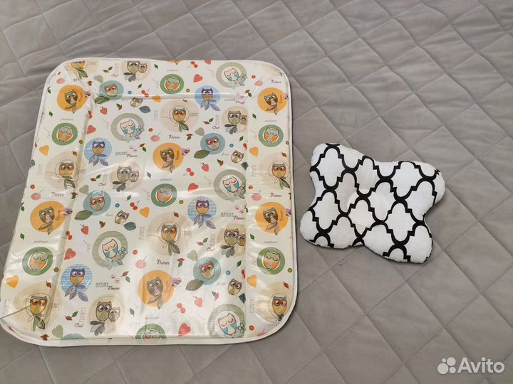 Матрас на пеленальный комод и подушечка