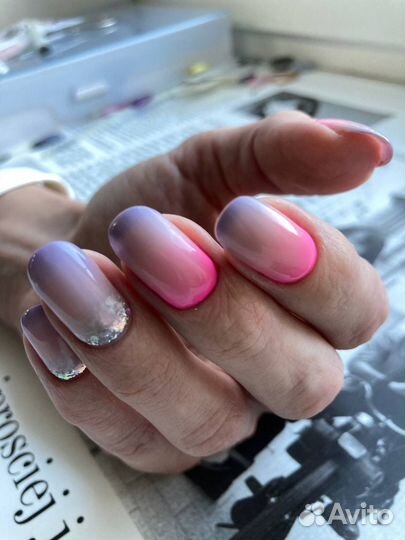 Маникюр наращивание ногтей