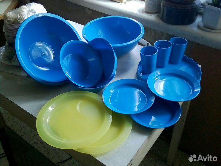 Набор посуды для пикника СССР