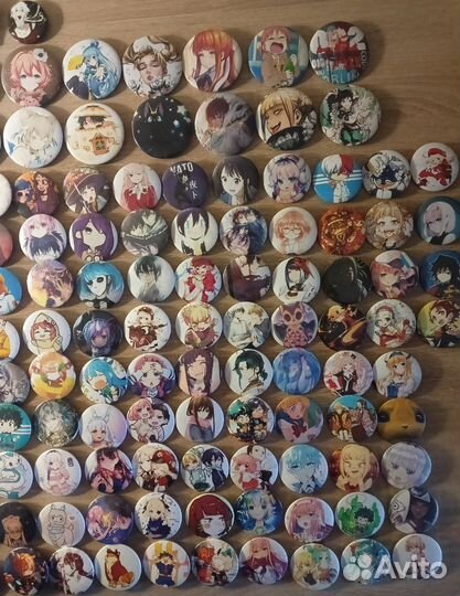 Аниме значки и мини дакимакуры (очень много)