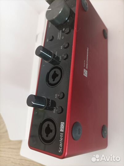 Звуковая карта focusrite scarlett 2i2 3rd gen