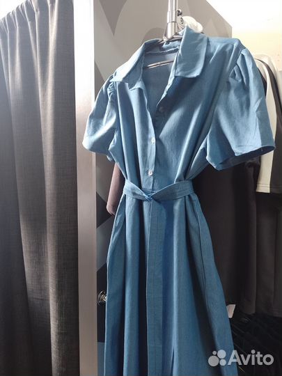 Платье джинсовое