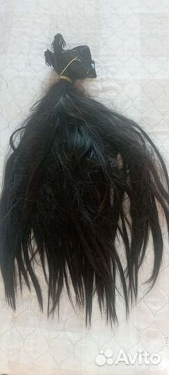 Волосы на заколках