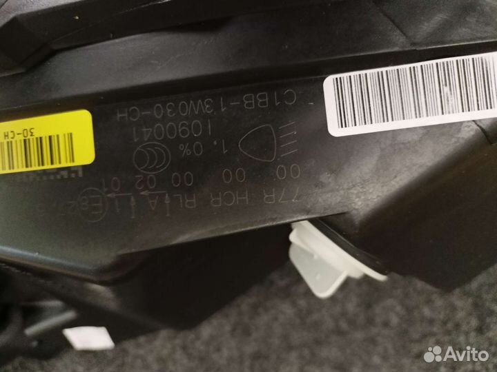 Фара левая ford fiesta MK6