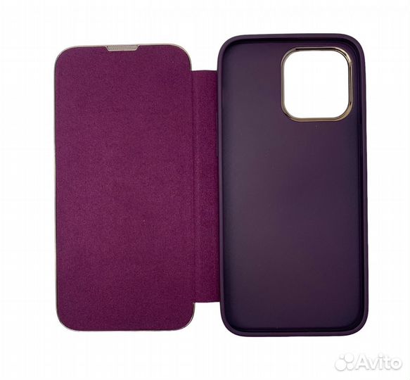 Чехол для iPh 14 PRO MAX книжка younicou (бордов)