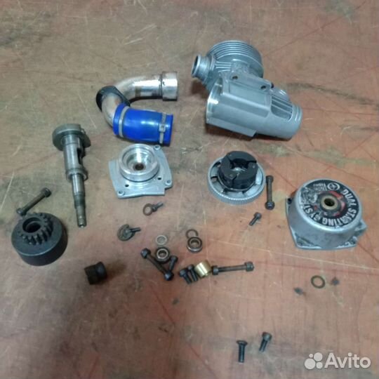 Нитро Движок S28 на Thunder Tiger RTA4 запчасти