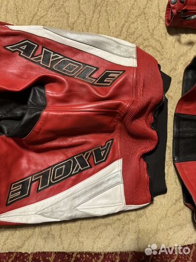 Костюм для мотоциклиста кожаный Axole