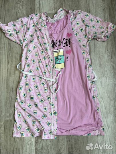 Халат+сорочка