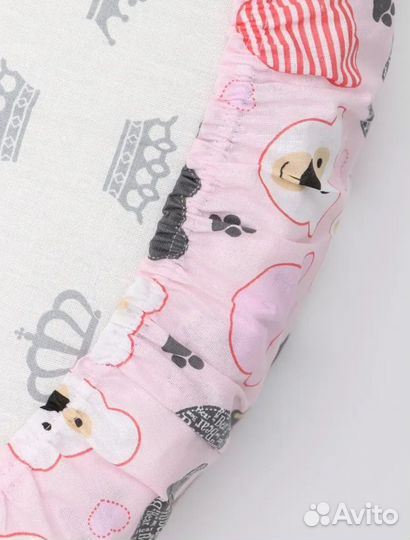 Простынь круглая на резинке размер 75х75